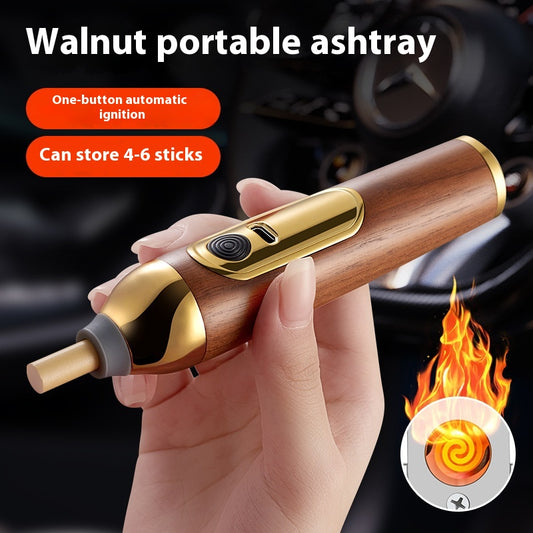 The car can't drop the soot artifact, the car cigarette lighter can't drop the soot, and the creative ashtray without bullets