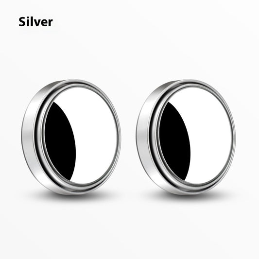 Car rearview mirror small round mirror 360-degree adjustable wide-angle reversing mirror mirror blind spot mirror HD auxiliary mirror