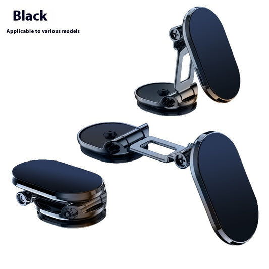 Car mobile phone holder folding magnetic navigation instrument panel car with strong magnetic center console rotating bracket wholesale