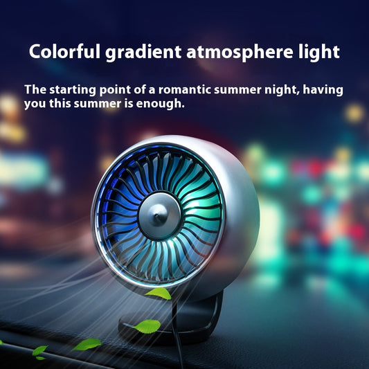 Car fan, car USB fan, multi-function car air outlet, center console, car electric fan manufacturer wholesale
