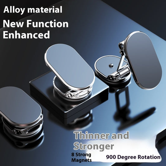 Car mobile phone holder folding magnetic navigation instrument panel car with strong magnetic center console rotating bracket wholesale