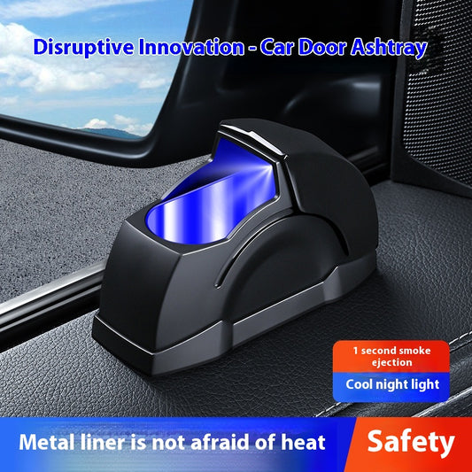 New type of door device, car ashtray, car ashtray, aluminum alloy, high-end sense, creative car accessories, interior