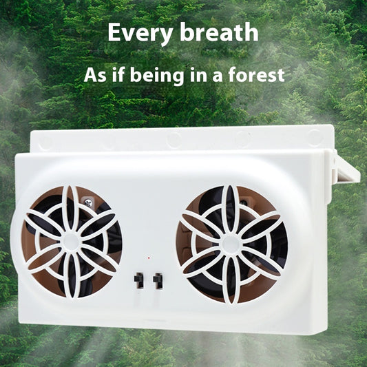 Solar Car Exhaust Fan Window Exhaust Fan Car Interior Air Circulation Cooling Fan Car Ventilation Fan