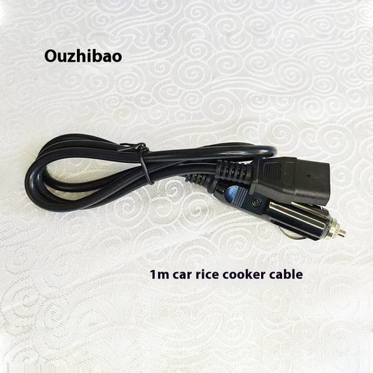 Ouzhibao Car Rice Cooker Lunch Box Water Cup Power Cord Wire12V24V Car220V Household OUSHIBA